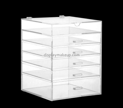 Acrylic products supplier custom plexiglass cosmetic organiser box DMO-661