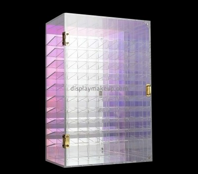 Acrylic products manufacturer custom lucite lipgloss display cabinet DMO-659