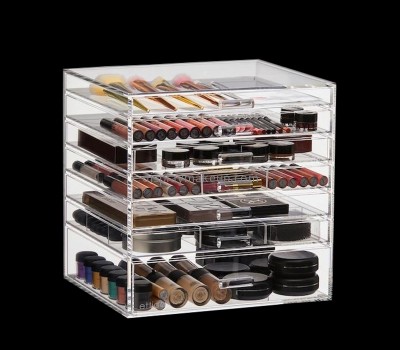 Acrylic item supplier custom plexiglass cosmetic organizer DMO-662