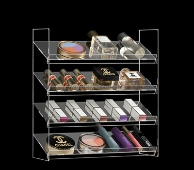 Perspex display supplier custom acrylic display shelf for makeup store DMD-2925