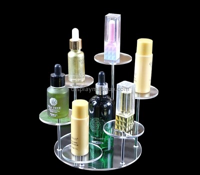 Acrylic display supplier custom plexiglass multi tiers makeup display stand risers DMD-2929