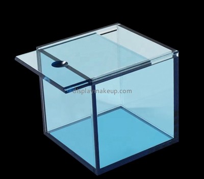 Perspex display supplier custom acrylic sliding lid skin care items organizer box DMO-691