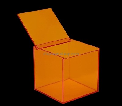 Lucite products supplier custom acrylic skincare items dustproof storage box DMO-697