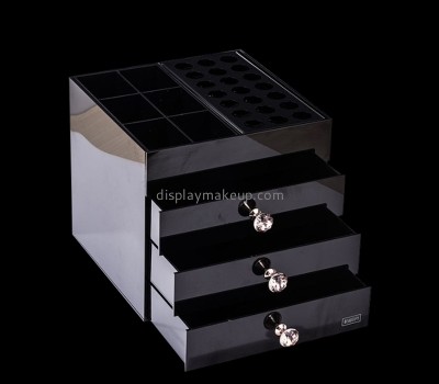 Acrylic box manufacturer custom plexiglass skincare beauty drawer organizer box DMO-722