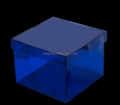 Plexiglass item supplier custom acrylic beauty storage box with lid DMO-731