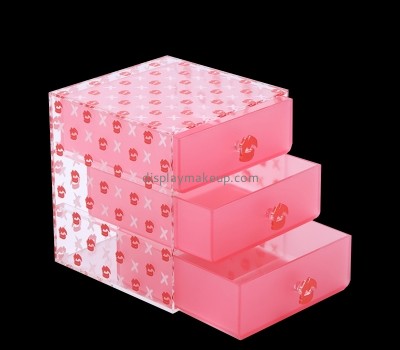 Perspex item manufacturer custom plexiglass drawers box for skincare DMO-733