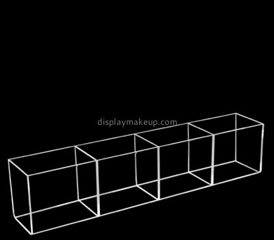 Plexiglass boxes supplier custom acrylic 4 compartments makeup display holders DMD-2994