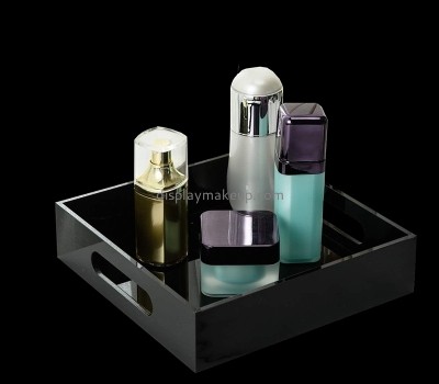 Acrylic products supplier custom acrylic skin care products organizer tray DMO-749