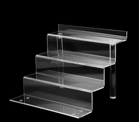 China plexiglass manufacturer custom acrylic 4-tier makeup lotion display riser DMD-2999
