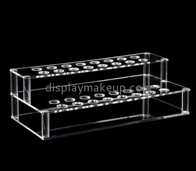Customize counter top clear acrylic makeup brush display holders DMD-2611