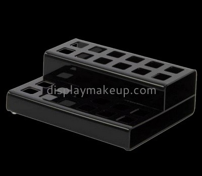 Custom 2 tiers black acrylic nail polish holders DMD-2804
