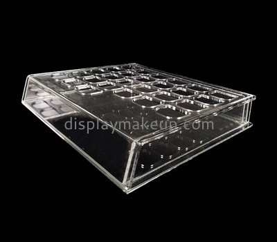 Custom clear acrylic makeup display holder DMD-2797