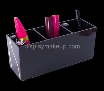 Custom black acrylic 3 grids makeup holders DMD-2736