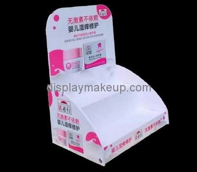 Custom tiered acrylic retail cosmetic displays DMD-2702