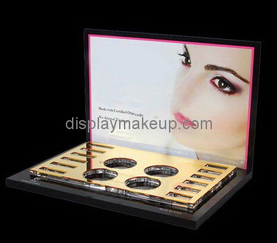 Customize counter top acrylic cosmetic display holder DMD-2614