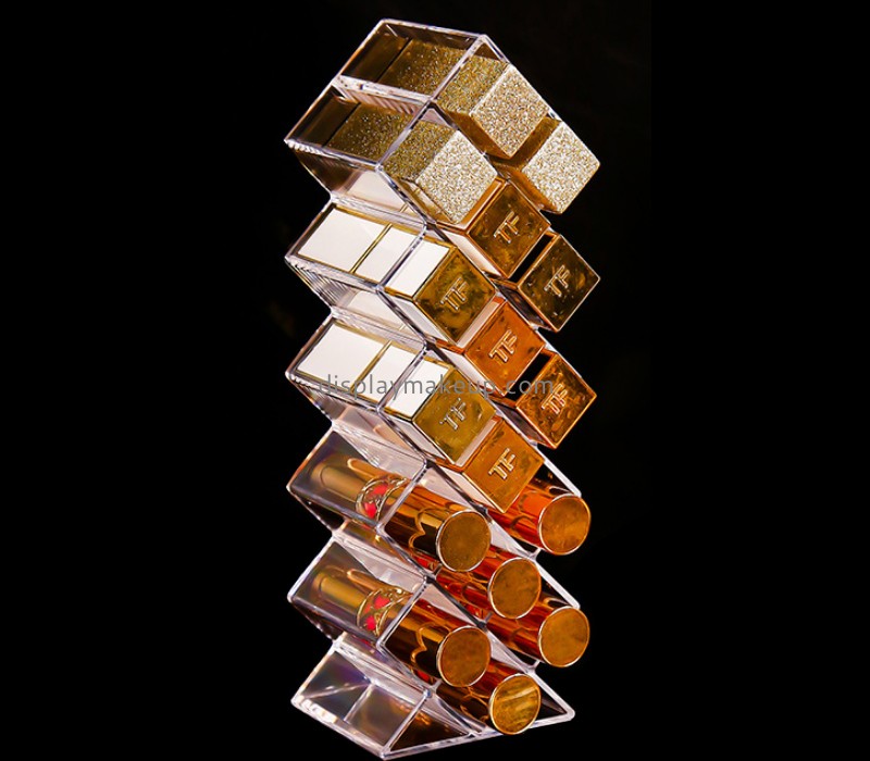 Customize retail acrylic lipstick holder DMD-2135