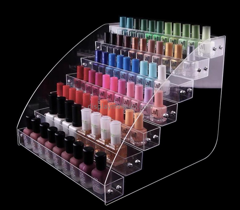 Customize clear tiered plastic display stands DMD-1902