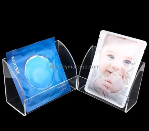 Bespoke clear acrylic mask display stand DMD-1329