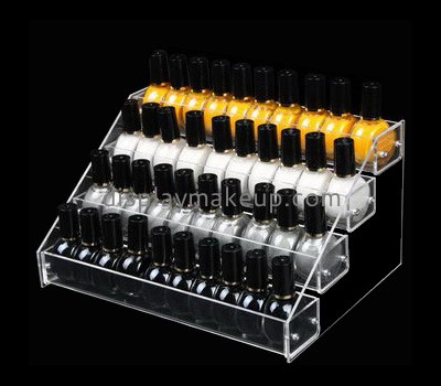 Bespoke transparent 4 tier acrylic display stand DMD-1289