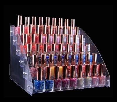 Customized clear acrylic nail polish organizer rack DMD-1248