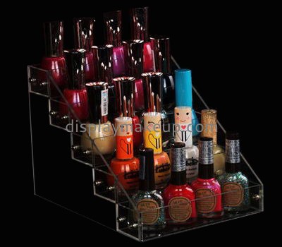 Customized tiered clear acrylic makeup nail polish organizer DMD-1238