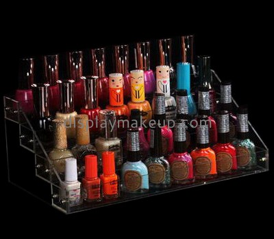 Customized tiered clear acrylic nail polish organizer DMD-1236