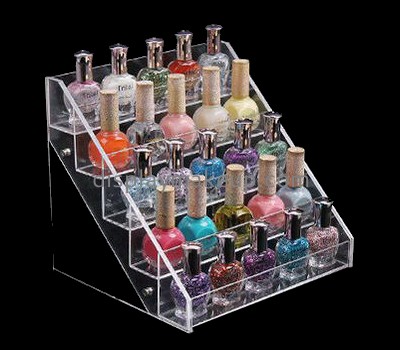 Customized clear acrylic stair step display DMD-1231