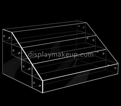 Customized clear acrylic tiered display risers DMD-1189