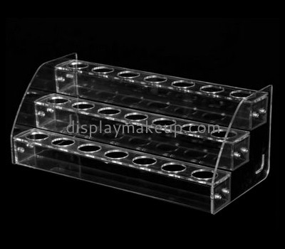 Customized clear acrylic tiered shelf DMD-1178