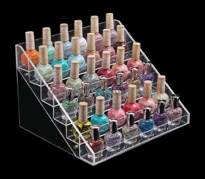 Lucite manufacturer custom acrylic plastic nail polish display standing rack DMD-874