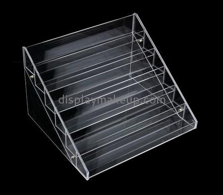 Clear acrylic supplier custom plexiglass fabrication nail polish bottle holder DMD-855