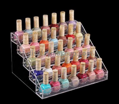 Customized acrylic display holders fingernail polish holders cosmetic display stand DMD-259