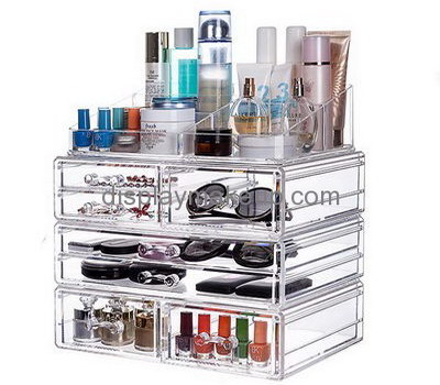 Custom clear acrylic best makeup storage cheap organizer box DMO-347