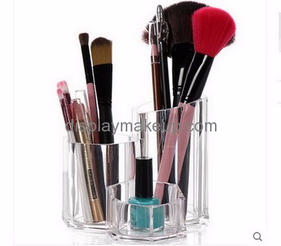 Customized acrylic makeup organizer acrylic retail displays brush holder DMO-295
