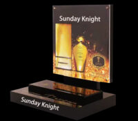 Wholesale custom acrylic perfume LED display prop DMD-3188 Wholesale custom acrylic perfume LED display prop