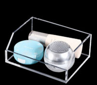 Wholesale custom acrylic tabletop skincare storage box DMO-1069 Wholesale custom acrylic tabletop skincare storage box
