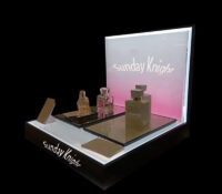 Wholesale custom acrylic perfume luminous display props DMD-3228 Wholesale custom acrylic perfume luminous display props