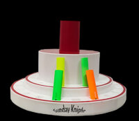 Wholesale custom acrylic 3-tier makeup display props DMD-3235 Wholesale custom acrylic 3-tier makeup display props