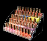 Wholesale custom acrylic 5-tier nail varnish display holder DMD-3248 Wholesale custom acrylic 5-tier nail varnish display holder