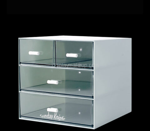 Wholesale custom acrylic skincare makeup drawers organiser