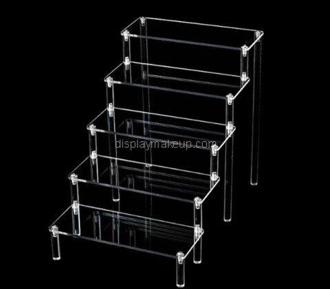 Wholesale custom acrylic 5 tiers lip gloss retail display stand