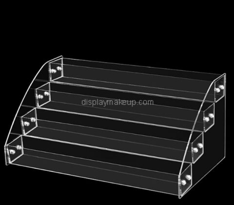 Custom acrylic 4-tier lipstick display stand holder