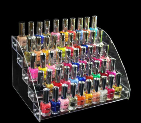 Custom acrylic 5-tier nail polish display stand holder