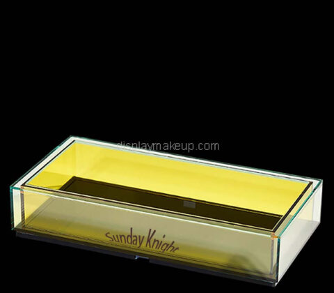 Custom plexiglass maquillage holder tray