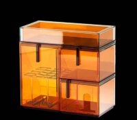 Custom plexiglass maquillage drawer organizer