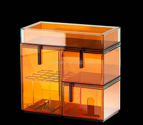 Custom plexiglass maquillage drawer organizer