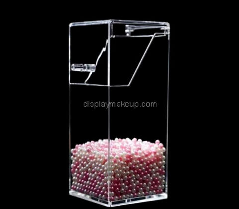 Custom acrylic makeup brushes box with lid