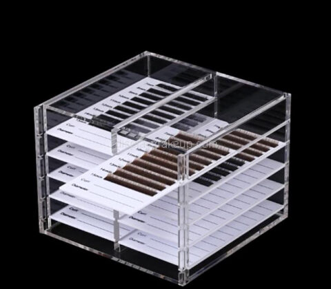 Custom acrylic eyelash plate storage organizer