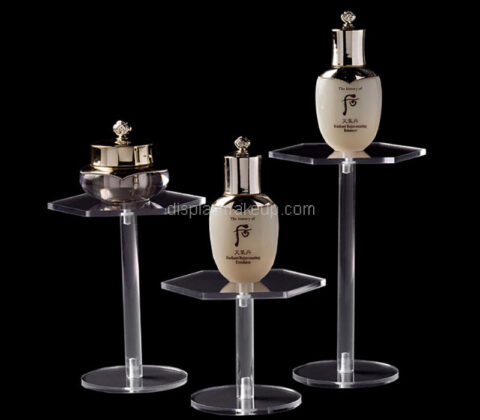 Custom acrylic cologne perfume display stand risers