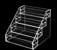 Custom acrylic 4 tiers nail polish display stand holders